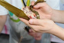 Healthy rice-dumpling