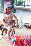 Traditional hat string knitting